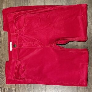 ❤️ LOFT SKINNY VELOUR JEANS, PINK, 6P (28 PETITE)
